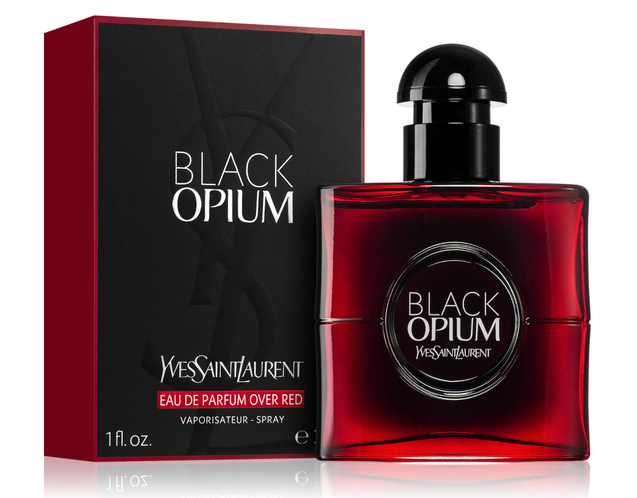 Profumo Yves Saint Laurent Black Opium Over Red Donna