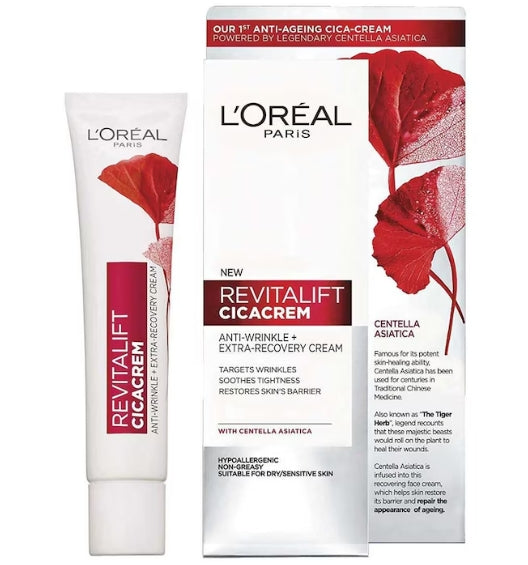 Crema Viso Antirughe L'Oreal Revitalift Cica Cream