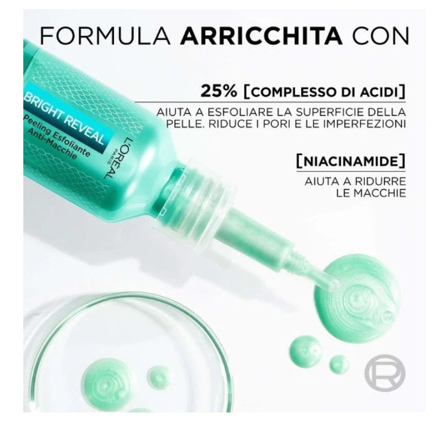 Siero Viso L'Oreal Peeling Esfoliante Anti-Macchie