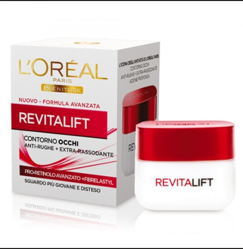 Crema Viso L'Oreal Revitalif Contorno Occhi Antirughe