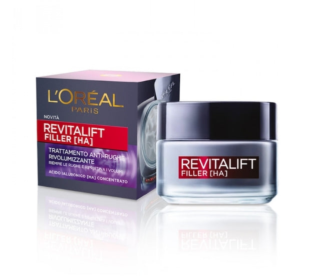 Crema Viso L'Oreal Revitalift Filler [HA] - Trattamento Anti-Rughe Rivolumizzante Giorno