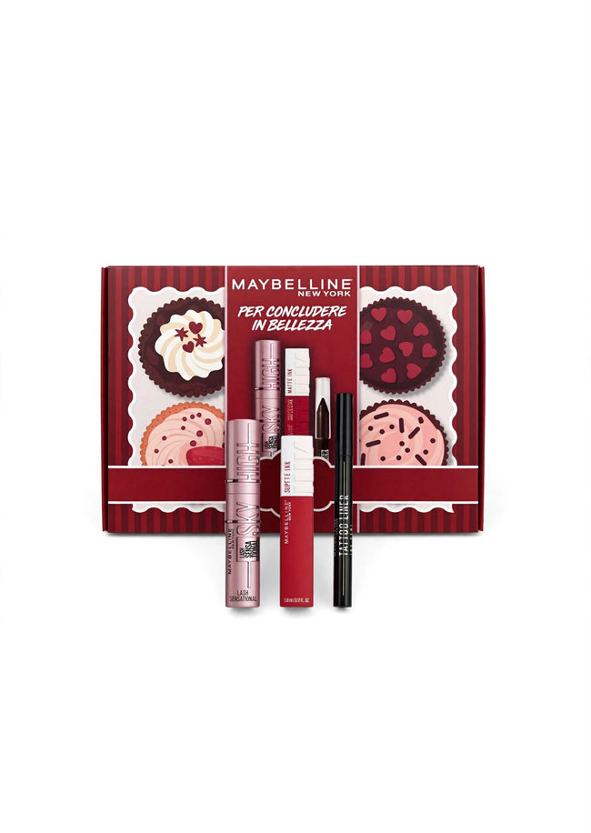 Confezione Maybelline  Mascara Ski High + Matte Ink N20 + Mini Matita Tattoo Liner