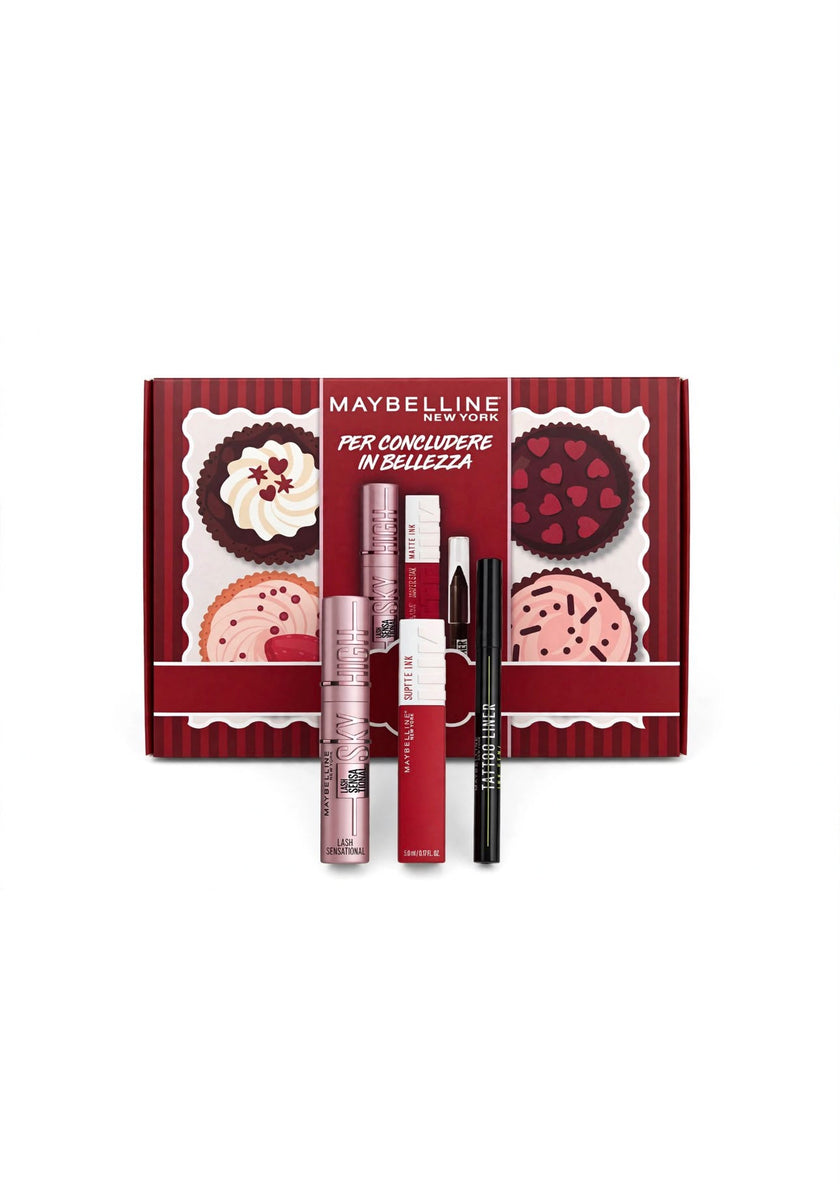 Confezione Maybelline  Mascara Ski High + Matte Ink N20 + Mini Matita Tattoo Liner