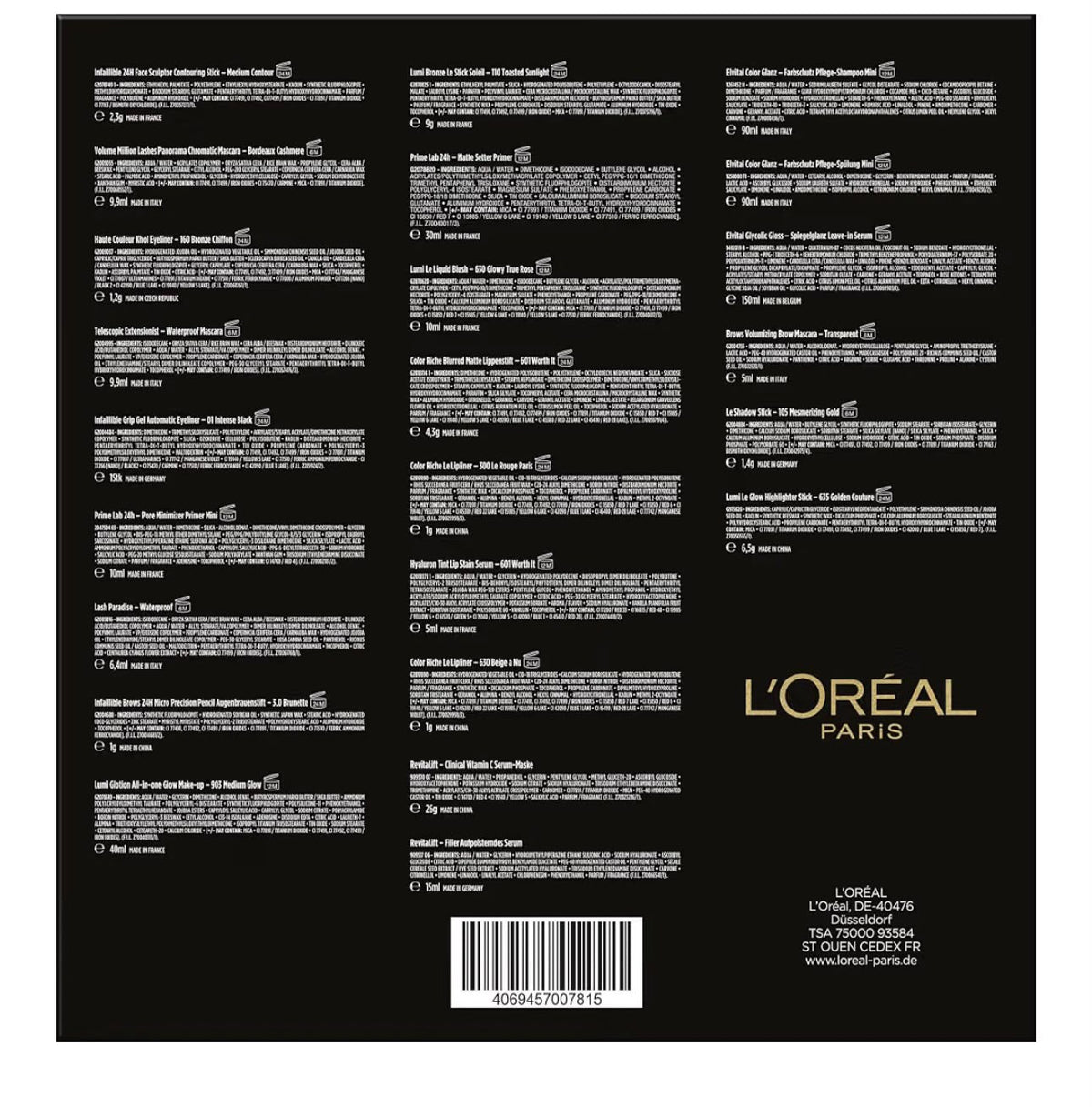 Calendario Dell'avvento L'Oreal