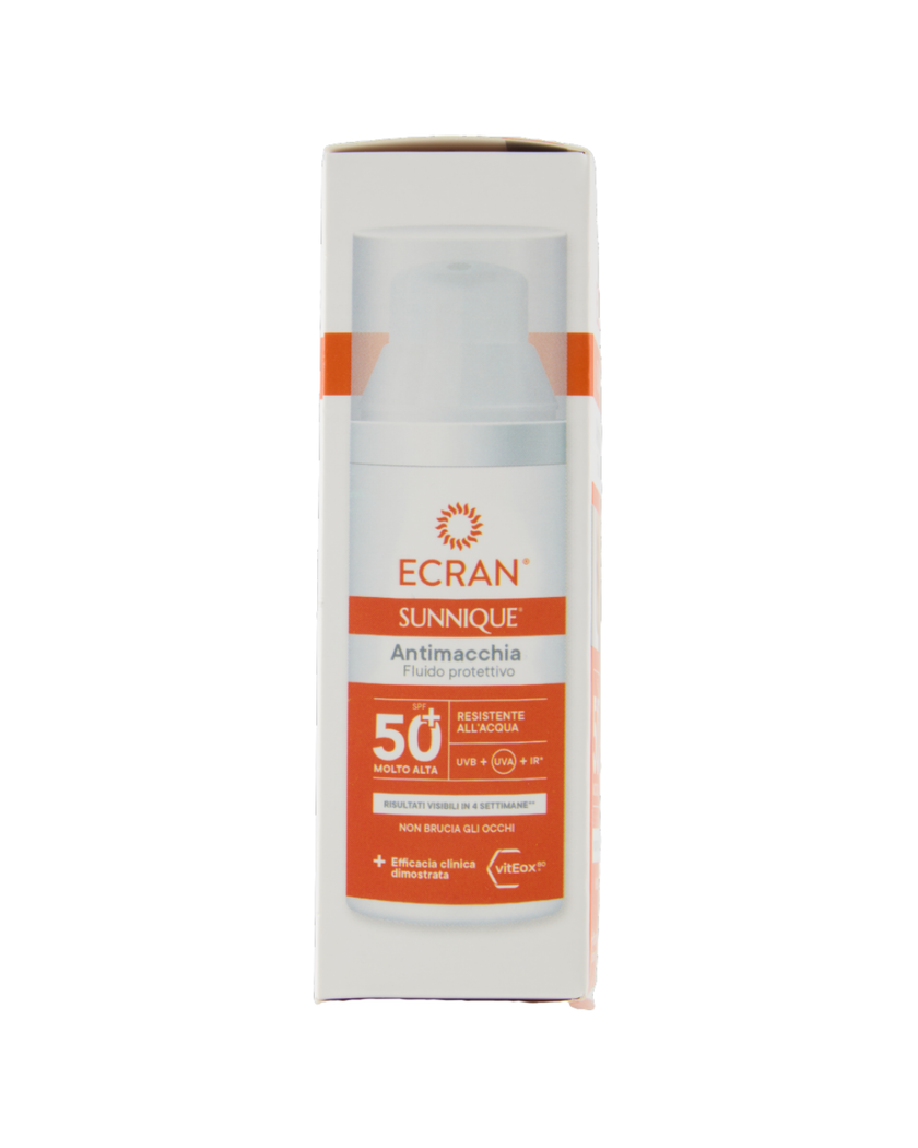 Protezioni solari Ecran Sunnique Antimacchia Fluido protettivo SPF 50⁺