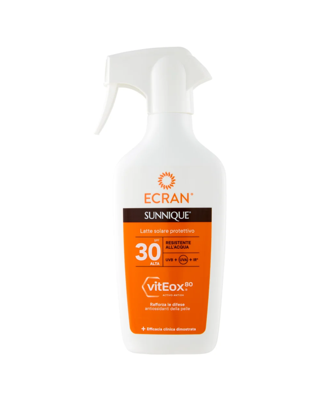 Protezioni Solari Ecran Sunnique Latte solare protettivo SPF 50 Alta 270 ml